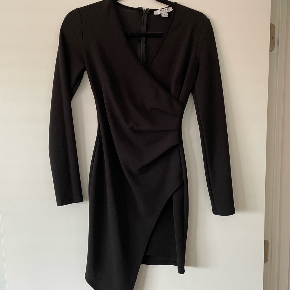 Black Wrap Dress